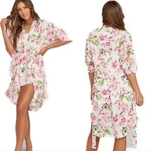 Show Me Your MUMU Brie Robe   0/S Garden of Blooms